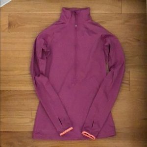Nike Pro Pink Athletic Quarterzip
